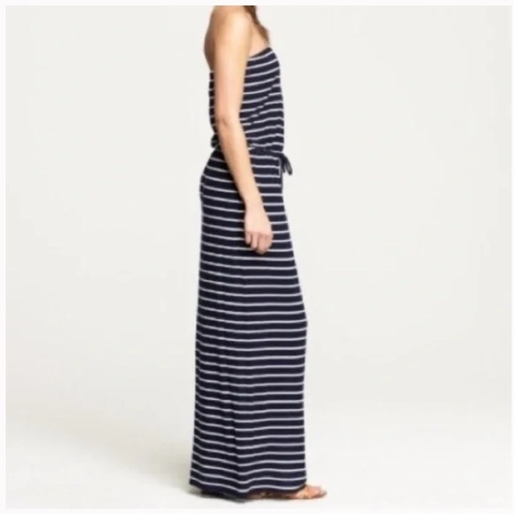 J. Crew Strapless Maxi Striped Dress, Amie Style, with pockets, Size XXS!•Boho - Picture 3 of 15